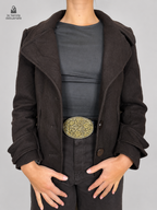 Abrigo ZARA BASIC talla M - vista frontal