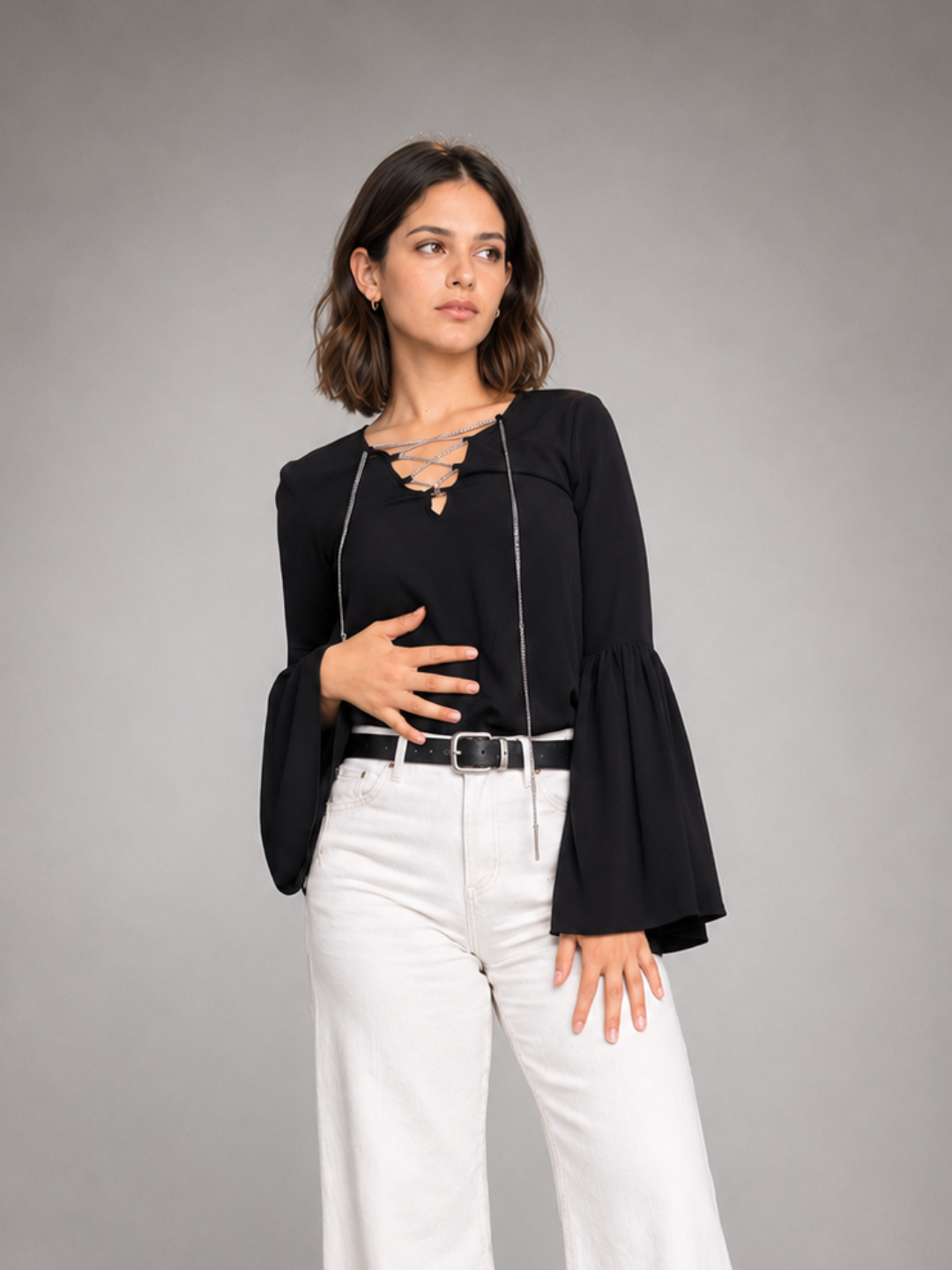 Blusa MICHAEL KORS Negro talla M - foto de portada