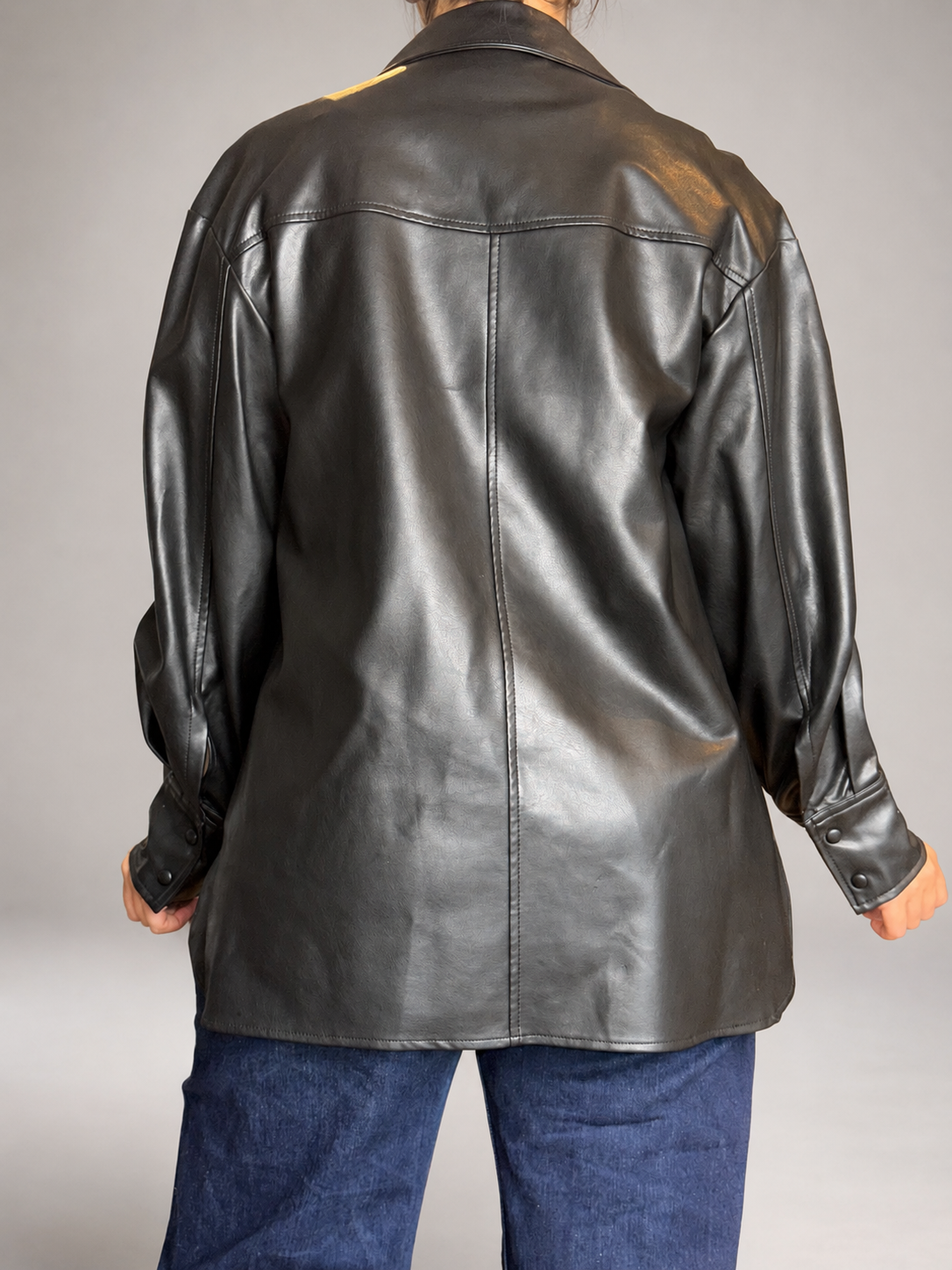 Chaqueta MANGO Negro talla L - vista posterior