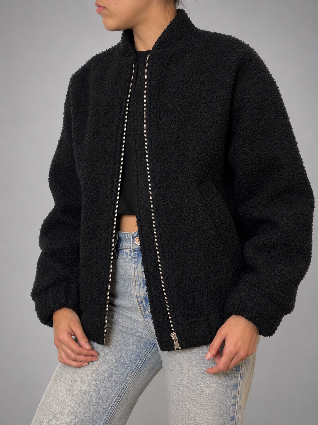 Chaqueta ZARA Negro talla XS - vista frontal