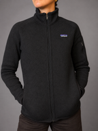 Poleron PATAGONIA Negro talla S - vista frontal