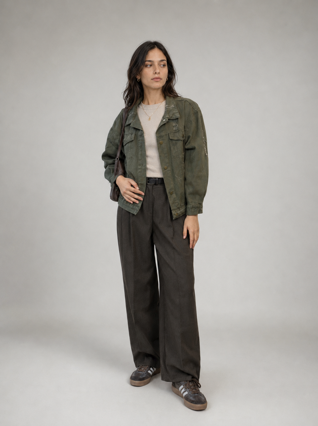 Chaqueta BLAZER LOOKS Verde militar talla Sin talla - vista principal