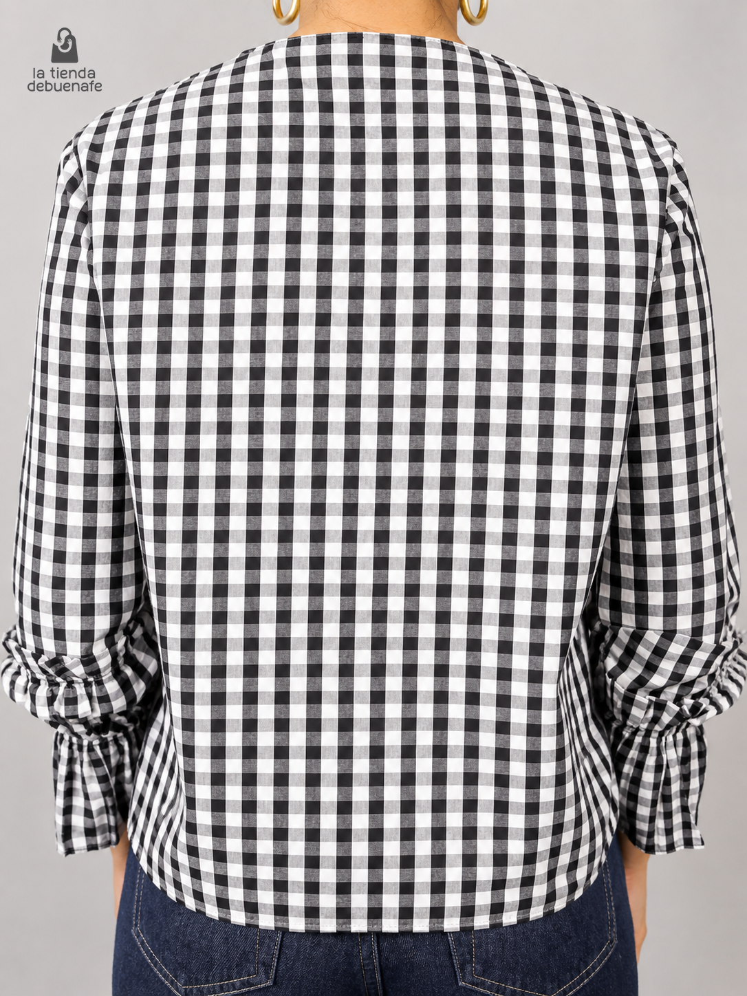 Blusa ZARA TRAFALUC COLLECTION talla XS - vista posterior