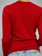 Sweater MANGO Rojo talla M - vista posterior