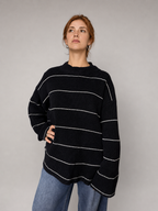 Sweater BLACK BUBBA Negro; Blanco talla L