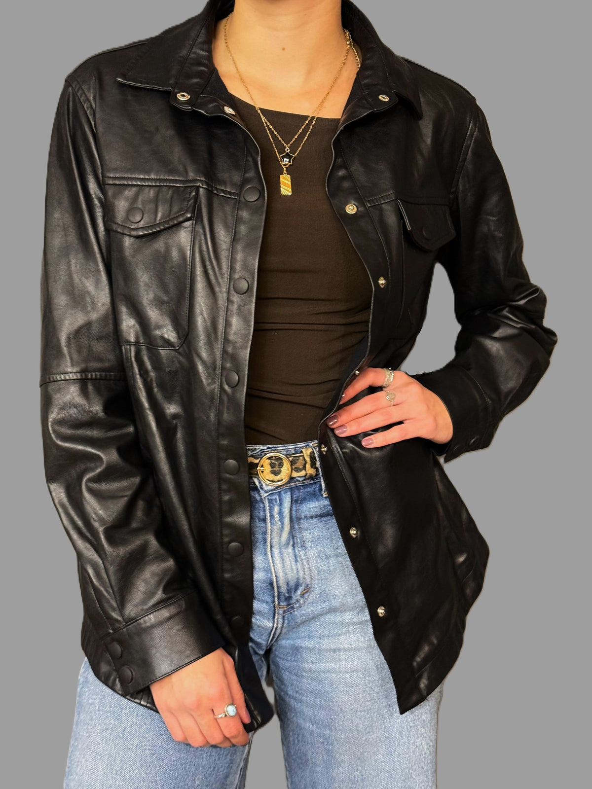 Chaqueta BASEMENT Negro talla M