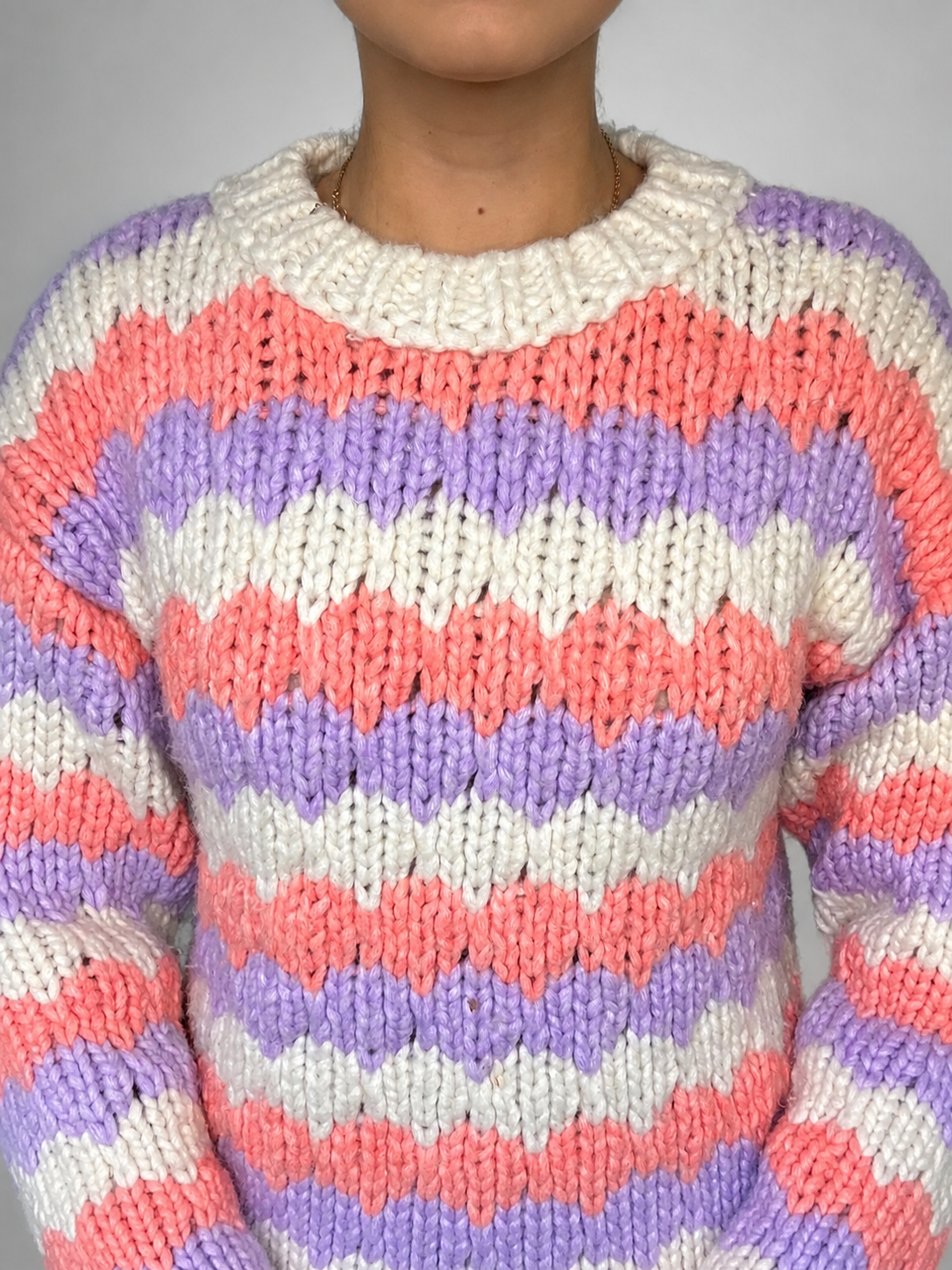 Sweater MNG Multicolor talla S - vista frontal