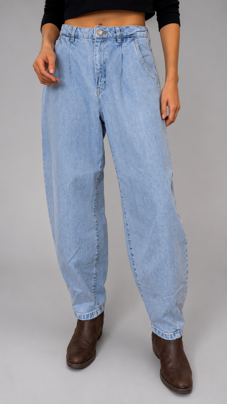 Jeans ZARA Denim celeste talla 34 - vista frontal