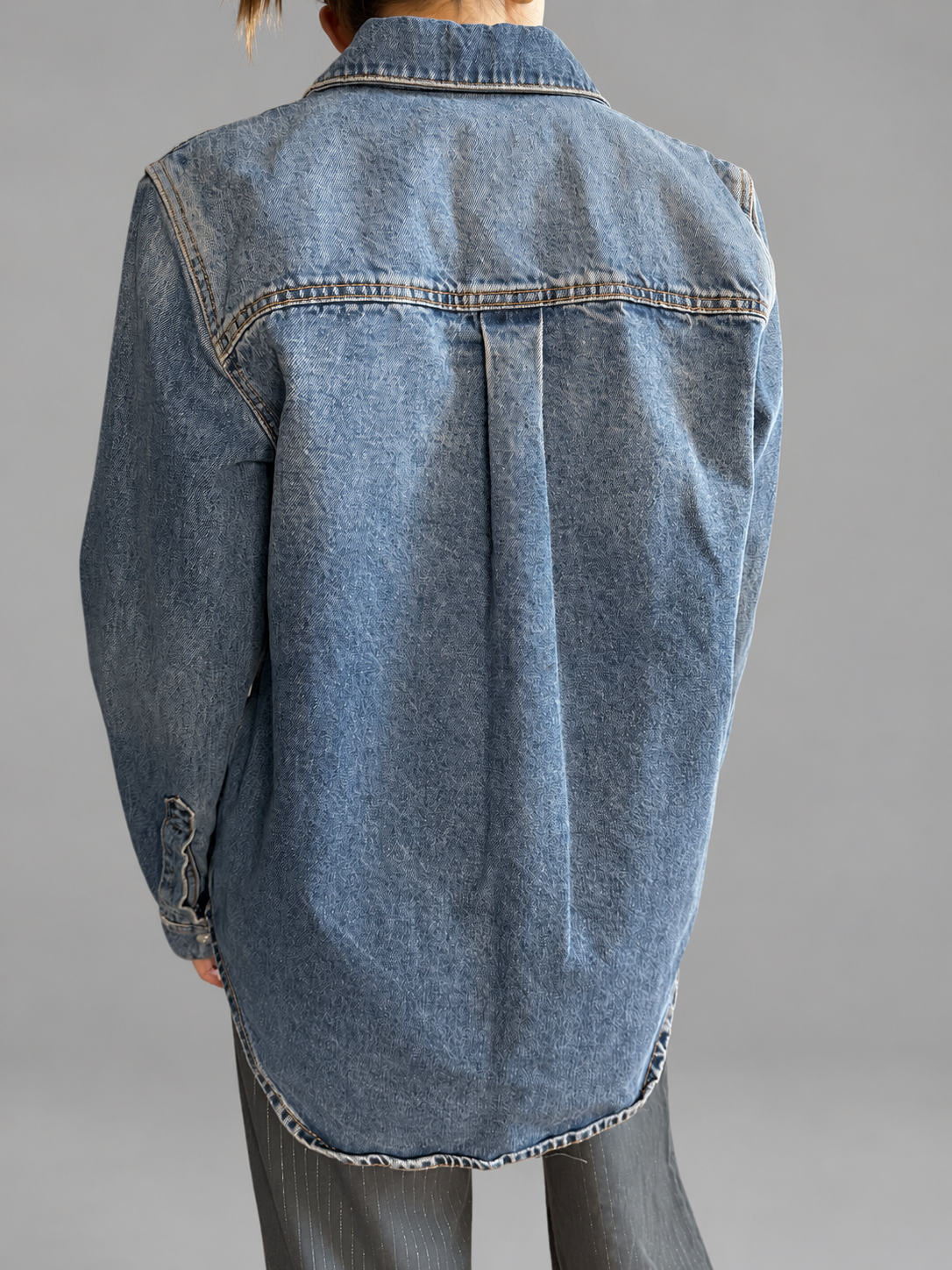 Chaqueta ZARA Azul talla XS - detras