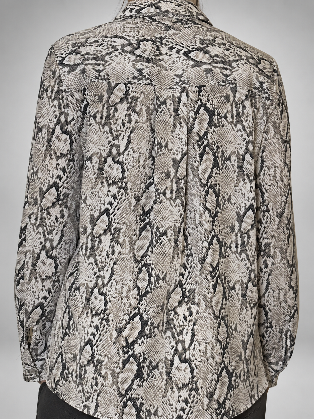 Blusa MNG Multicolor talla XS - vista posterior