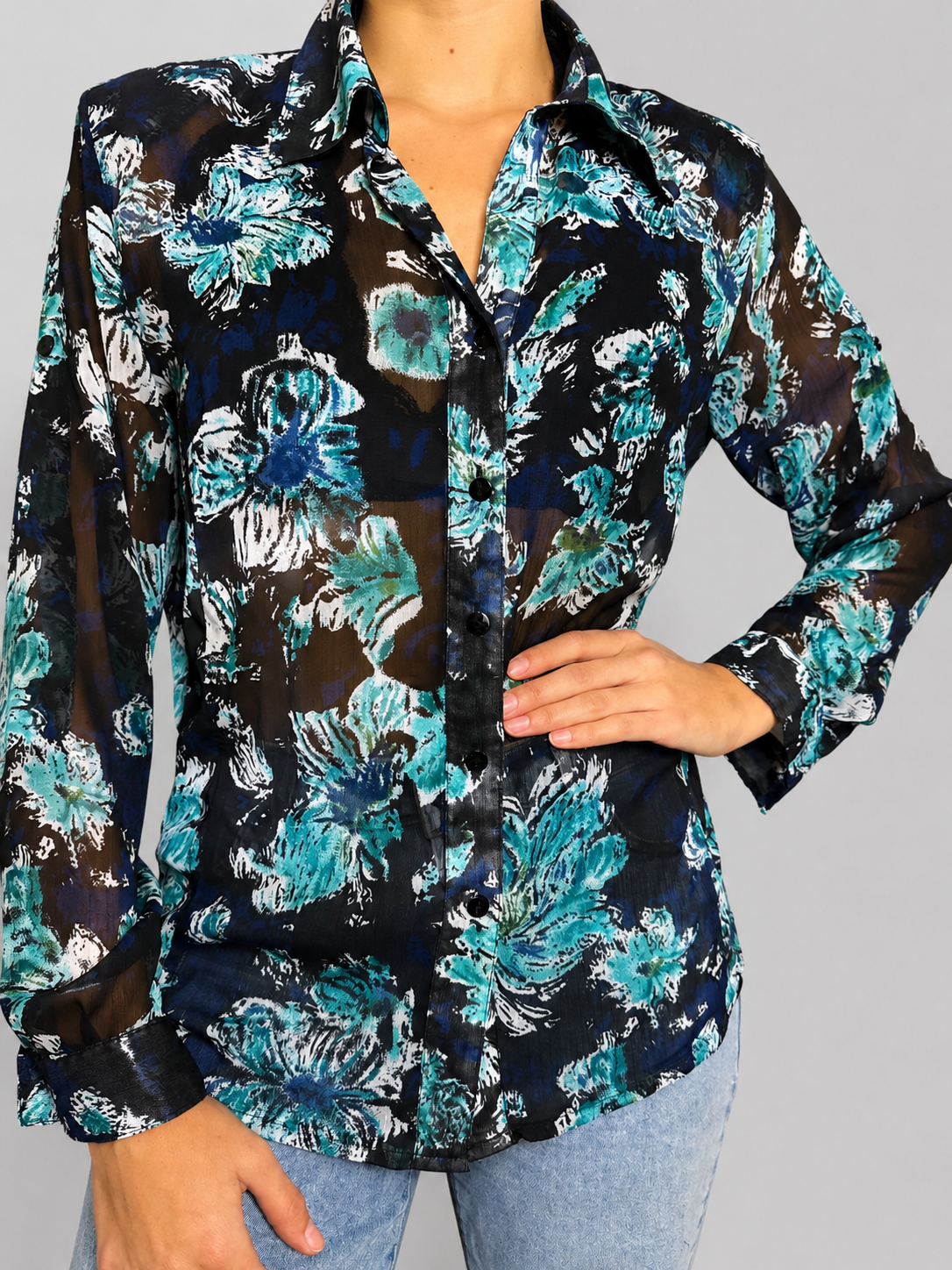 Blusa VIARESSA talla S - vista frontal
