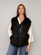 Chaqueta sin manga SYBILLA Negro talla S