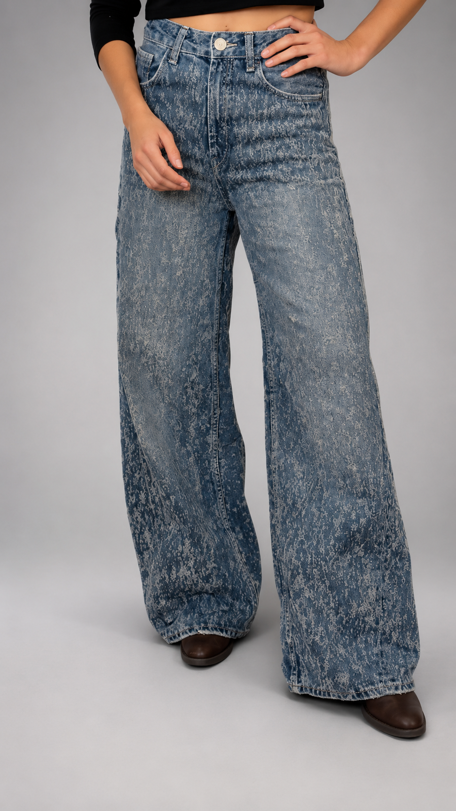 Jeans ZARA Azul talla 32 (~34/36) - vista frontal