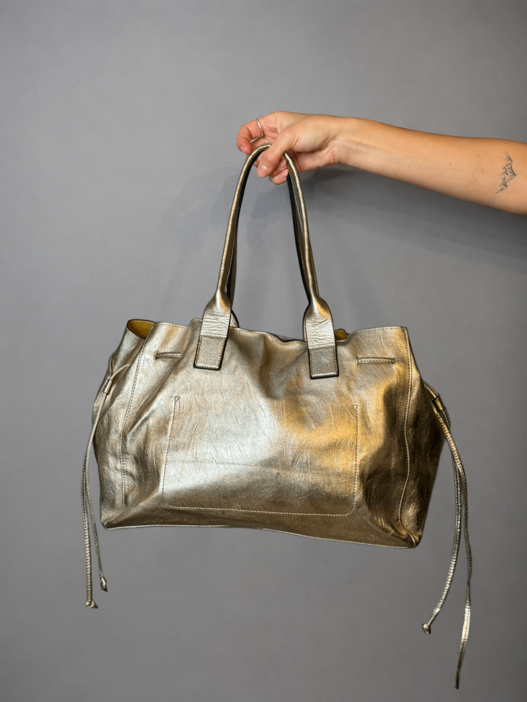 Cartera PRUNE Dorado talla Sin talla - vista posterior