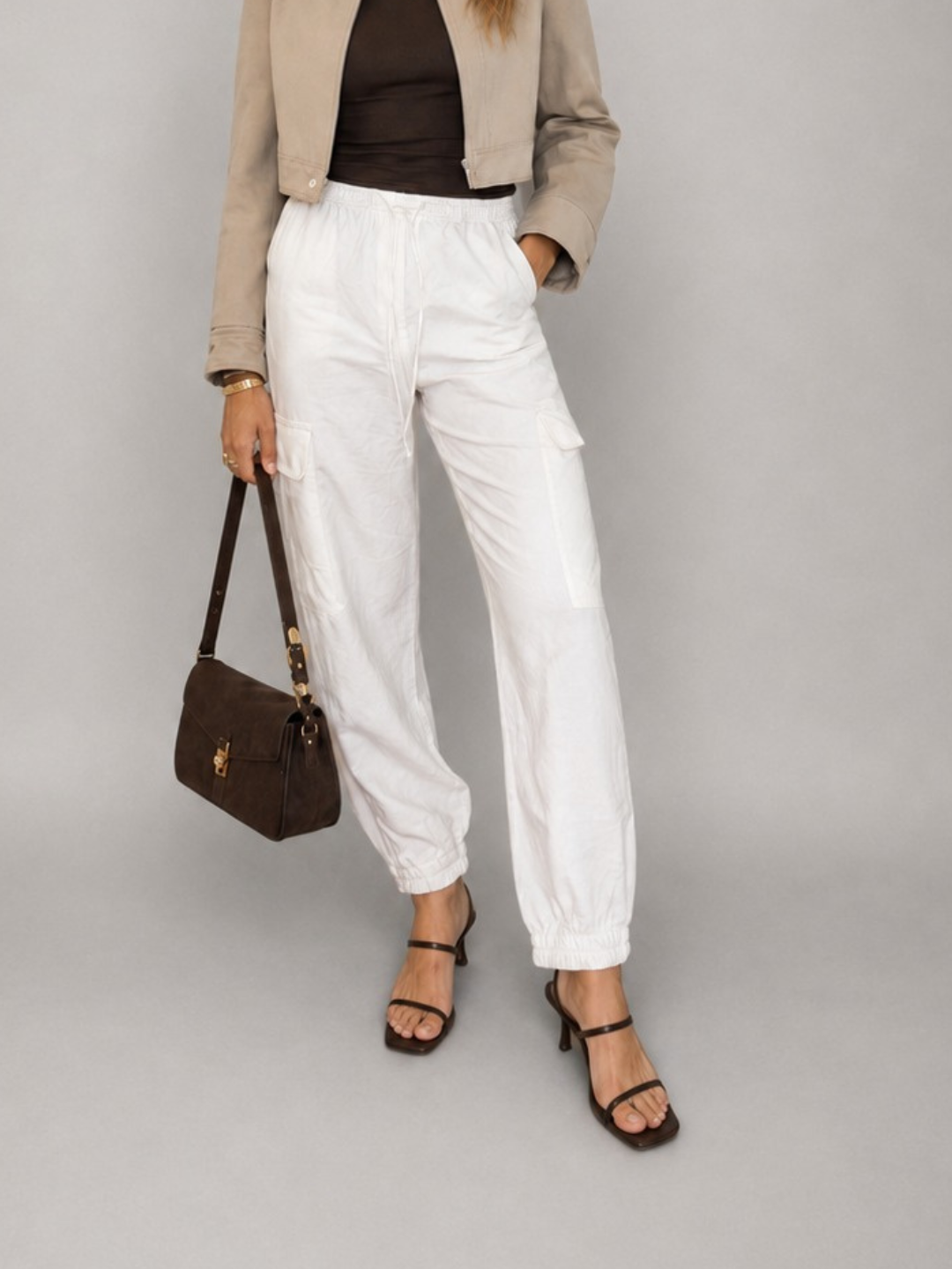 Pantalón ZARA Blanco talla S (~36/38) - foto de portada
