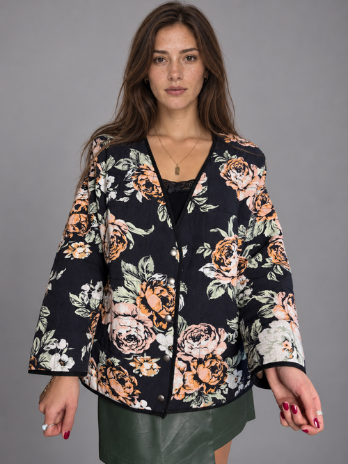 Chaqueta MAAJI multicolor Negro Verde Rosa Naranjo Sin talla - portada