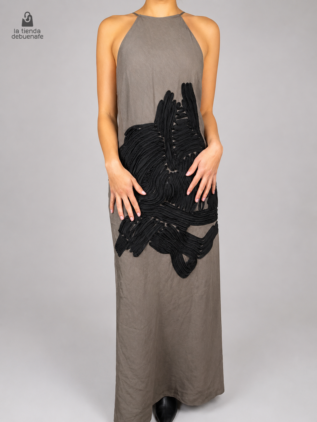 Vestido fiesta MASSIMO DUTTI talla M - vista frontal