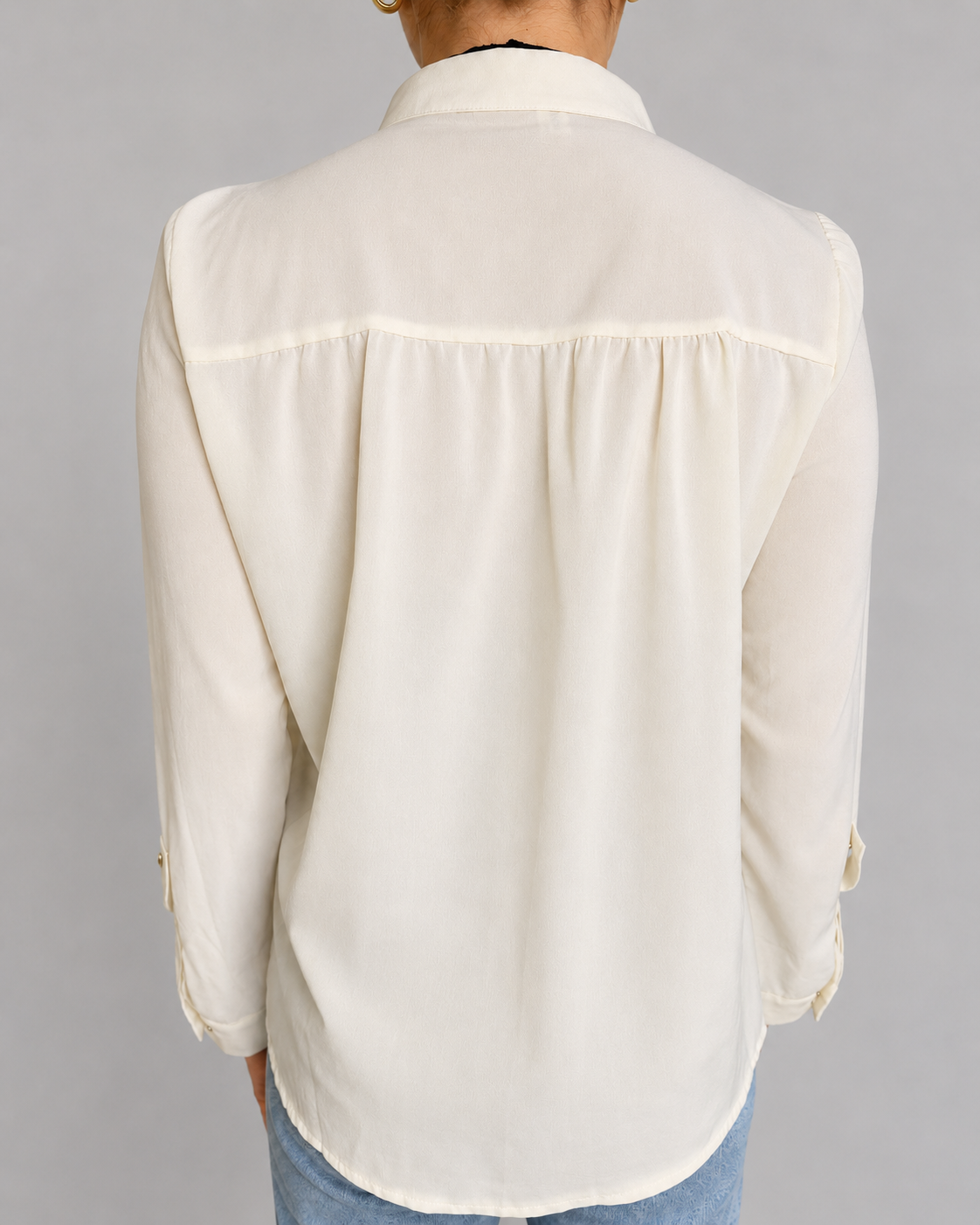 Blusa NEW LIGHT FASHION talla L - vista posterior